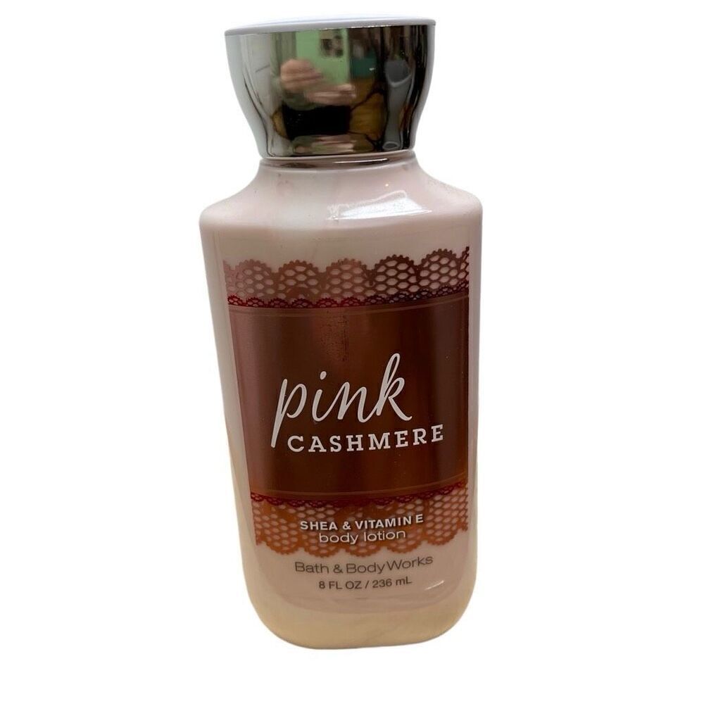 New Pink Cashmere Lotion Cream Shea Butter Vitamin‎ E 8 Oz Bath & Body Works